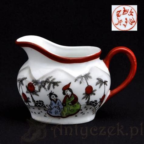 Porcelana L Ska Zdobiona Motywem Japo Skim Japan Bunt Antyczek