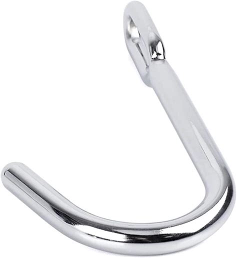 Amazon Stainless Steel Anal Hook Prostate Massage Gay Butt Plug With Ball Metal Anal Plug
