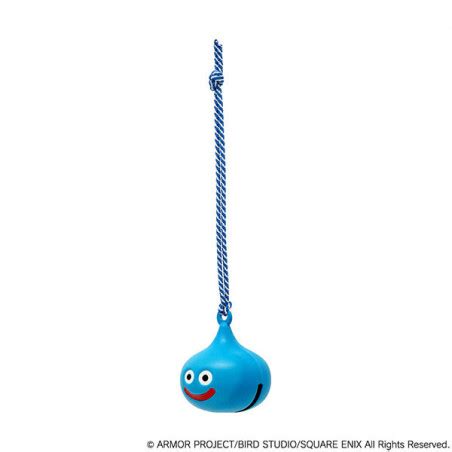 Bell Keychain Dragon Quest Smile Slime Meccha Japan