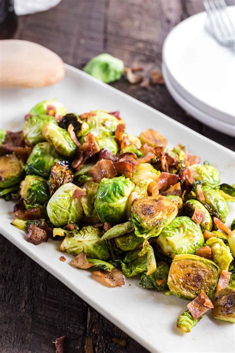 Maple Bacon Brussels Sprouts {easy Side Dish} 365 Days Of Baking