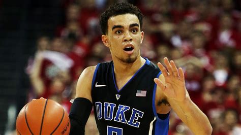 Tyus Jones, No. 4 Duke unflappable in road win over No. 2 Wisconsin ...