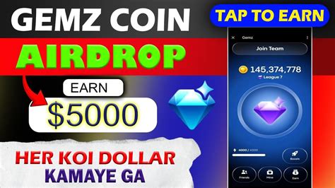 Gemz Airdrop Daily Combo Gemz Airdrop Update Gemz Airdrop Farming