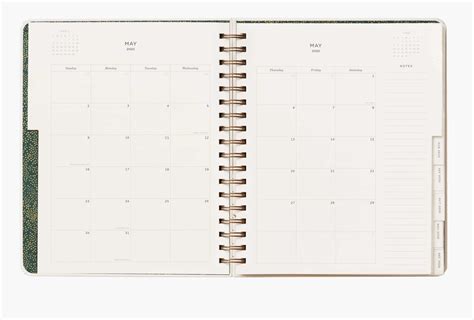 Rifle Paper Co 2021 Luisa Hardcover Spiral Planner Large Local Fixture