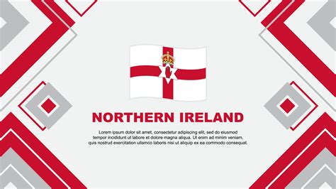 Northern Ireland Flag Abstract Background Design Template. Northern ...