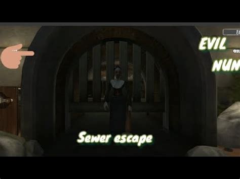 Escaping From Evil Nun By Sewers Ghost Mode Youtube