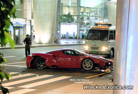 Ferrari Enzo Crashed In Seoul South Korea Car Crash Expensive Cars Car