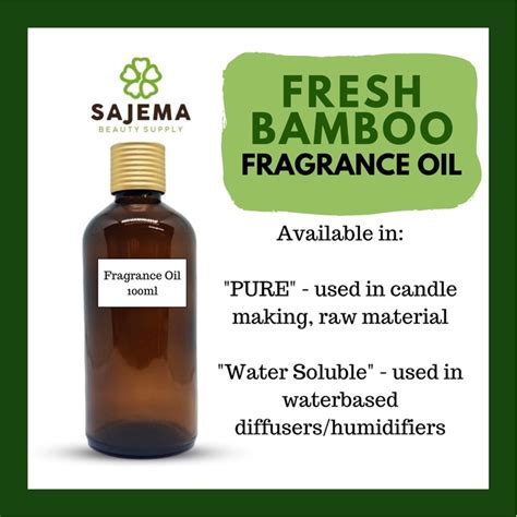 FRESH BAMBOO Fragrance Oil 30ml To 100ml Shopee Philippines