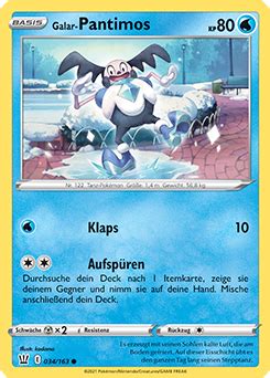 Galar Pantimos Kampfstile Sammelkarten Datenbank Pokemon De