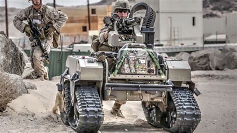 Us Marines Futuristic Combat Robots In Action Youtube