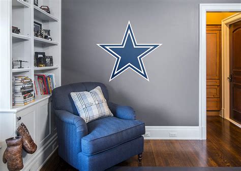 Dallas Cowboys Logo Wall Decal | Shop Fathead® for Dallas Cowboys Decor