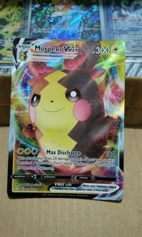 Pokemon Card Morpeko Vmax Full Art 038 072 Hobbies Toys Toys