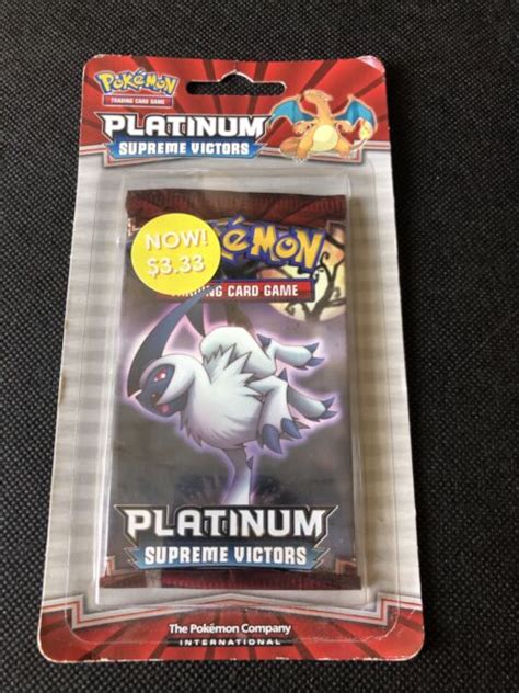 Pokemon Cards Platinum Supreme Victors Blister Pack Ebay