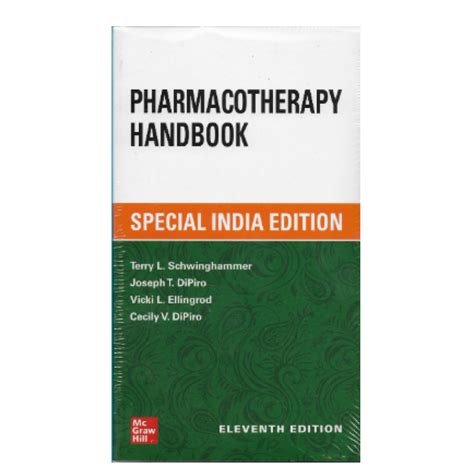 Pharmacotherapy Handbook Th Special Indian Edition By Joseph T