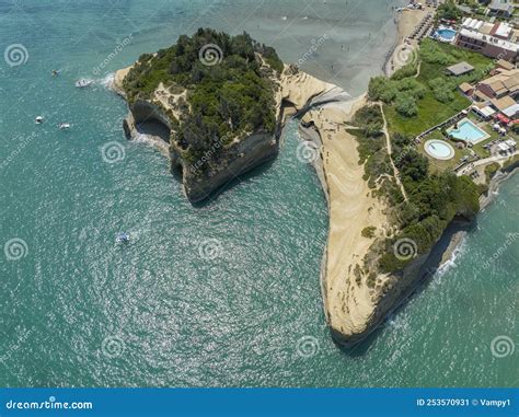 Aerial View Of The Promontory Of Sidari In The Northern Part Of The