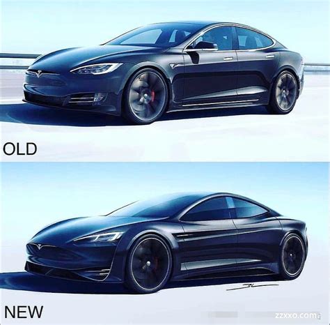 有传闻特斯拉tsla 马上推出的新款model S会有外观上的新设计，如果像图片上这样的改进，我还真想马上订一台。zzxxo