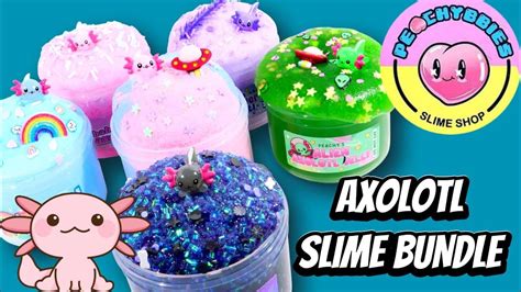 Peachybbies Axolotl Slime Bundle Peachybbies Peachybbies Slime