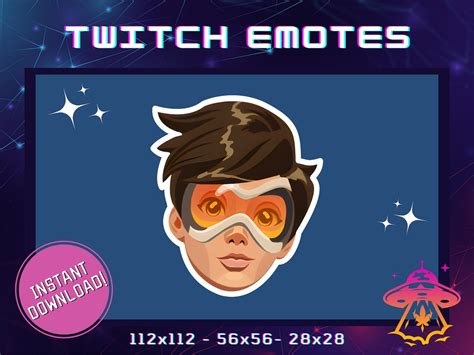 Tracer Twitch Emote Youtube Emote Discord Emote Community Emote ...