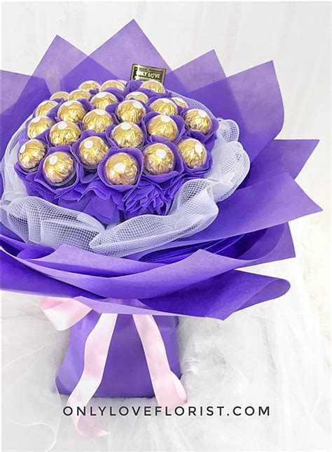 E05 Ferrero Rocher Bouquet Sameday Flower Delivery To Malaysia Only