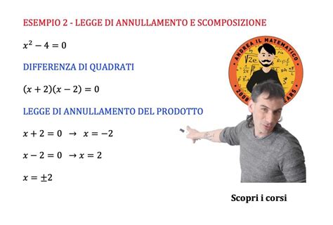 La Legge Di Annullamento Del Prodotto Andrea Il Matematico