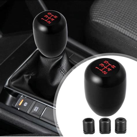 Universal Car 5 Speed Aluminum Shift Knob Manual Gear Stick Shifter