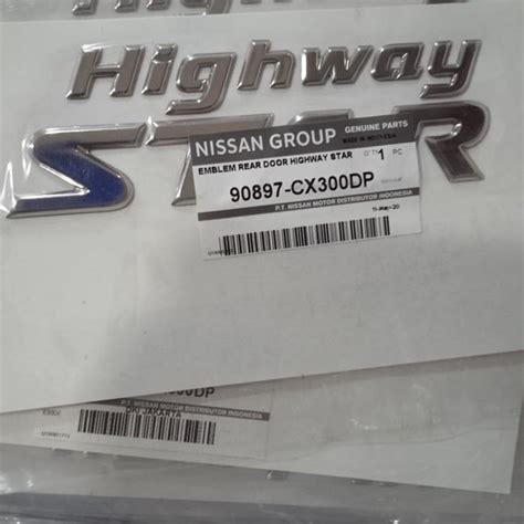 Jual Mobil Nissan Logo Emblem Emblim Tulisan Angka Huruf Bagasi Highway