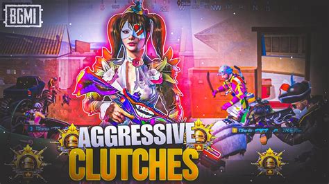 Aggresive Gameplay Best Assaulting Bgmi Clutches In Conquerorace