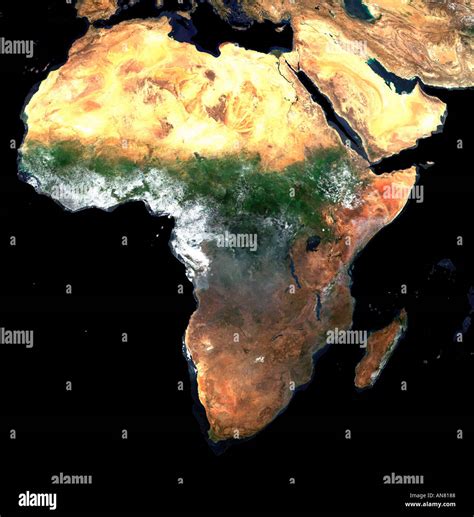 Africa Satellite Map