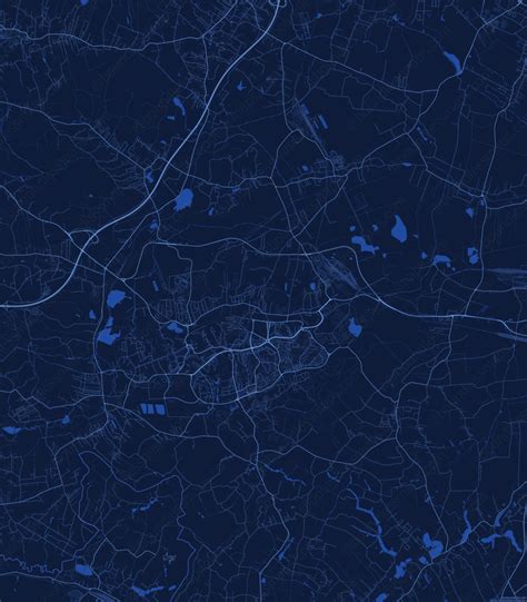 Jastrzębie Zdrój Dark Blue Vector Map Boundless Maps