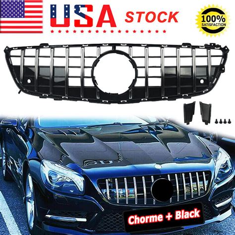 Gtr Style Front Bumper Grille For Mercedes R Sl Class Pre