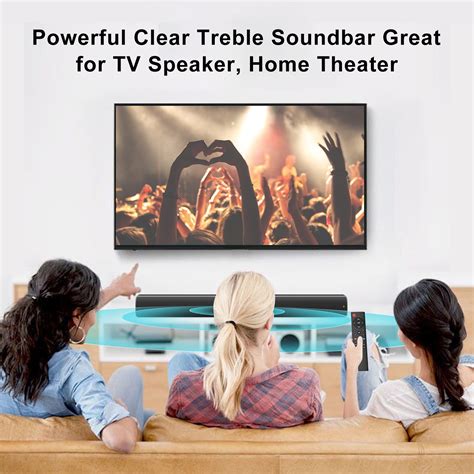 80w Super Bass Tv Speaker 2 0ch Barre De Son Gaming Remote Control