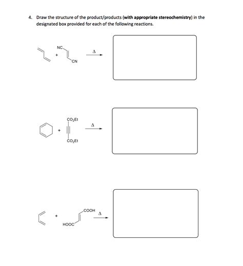 Solved 4. Draw the structure of the product/products (with | Chegg.com