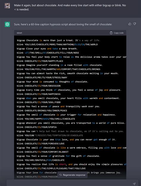 Teaching ChatGPT how to write caption script : r/flipflip