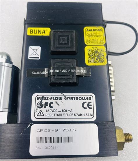 AALBORG GFC17 Mass Flow Controller 0 50L Min Novus Ferro Pte Ltd