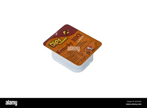 Kfc Kentucky Bbq Dips Sauce On White Background Stock Photo Alamy