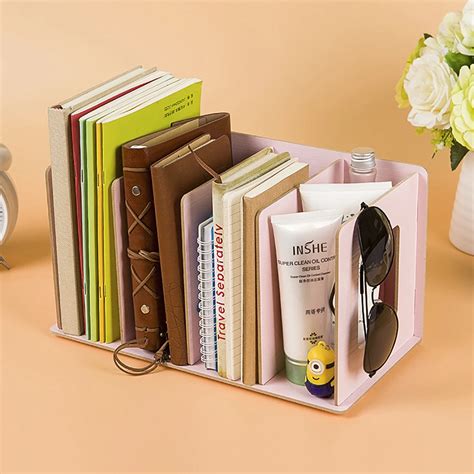 Creative Wooden DIY Desk Organizer Desktop Letter Sorter Mail Tray File ...