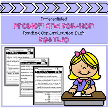 Differentiated Problem And Solution Reading Comprehension Pack Set Two