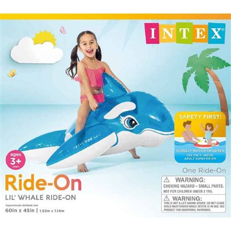 Intex 58523ep Lil Whale Ride On