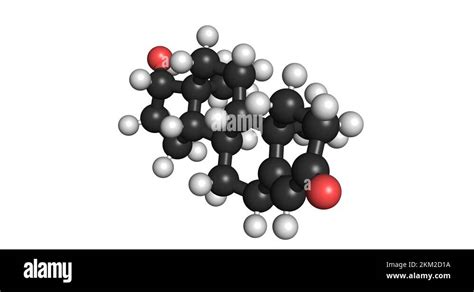 Testosterone Molecule Hormone Steroid 3d Chemical Structure 4k Seamless