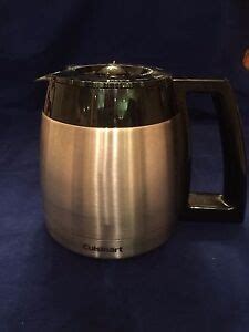 Cuisinart 10 Cup Thermal Carafe & Lid Coffee Pot Stainless Steel ...