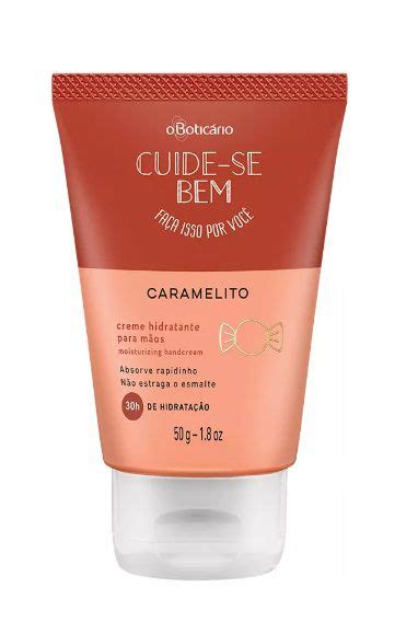 CUIDE SE BEM CREME DE MÃOS HIDRATANTE DESODORANTE 50G O BOTICÁRIO