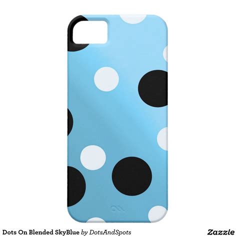 Dots On Blended Skyblue Iphone 5 Cover Grey Iphone Case Iphone Case