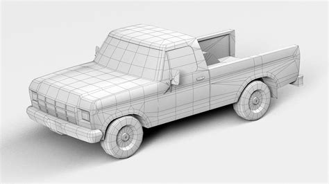 3d Pickup Truck Turbosquid 1741229