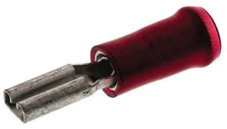 Te Connectivity Pidg Faston Series Red Insulated Crimp