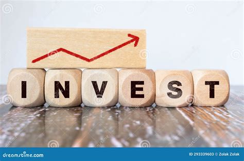 Invest Symbol Wooden Blocks With Word Invest Stock Image Image Of