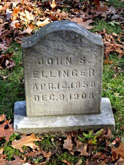 John Simon Ellinger 1858 1908 Mémorial Find a Grave