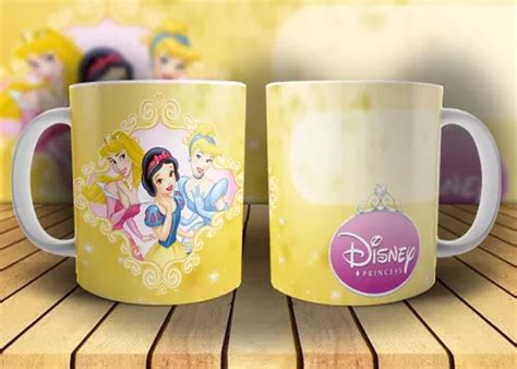 Plantillas Imprimibles Sublimar Tazas Princesas Disney En