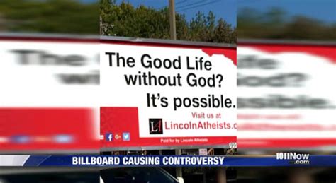 Atheist Billboard In Nebraska Removed After Residents Complain U S