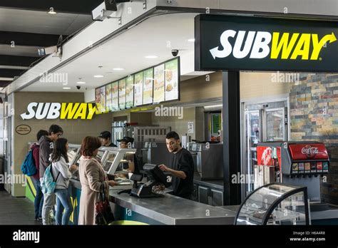 A Subway Outlet In Sydney Australia Stock Photo Alamy