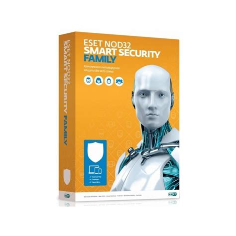 ESET NOD32 Smart Security Family - универсальная электронная лицензия ...