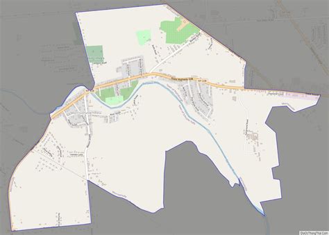 Map of Morrisonville CDP, New York